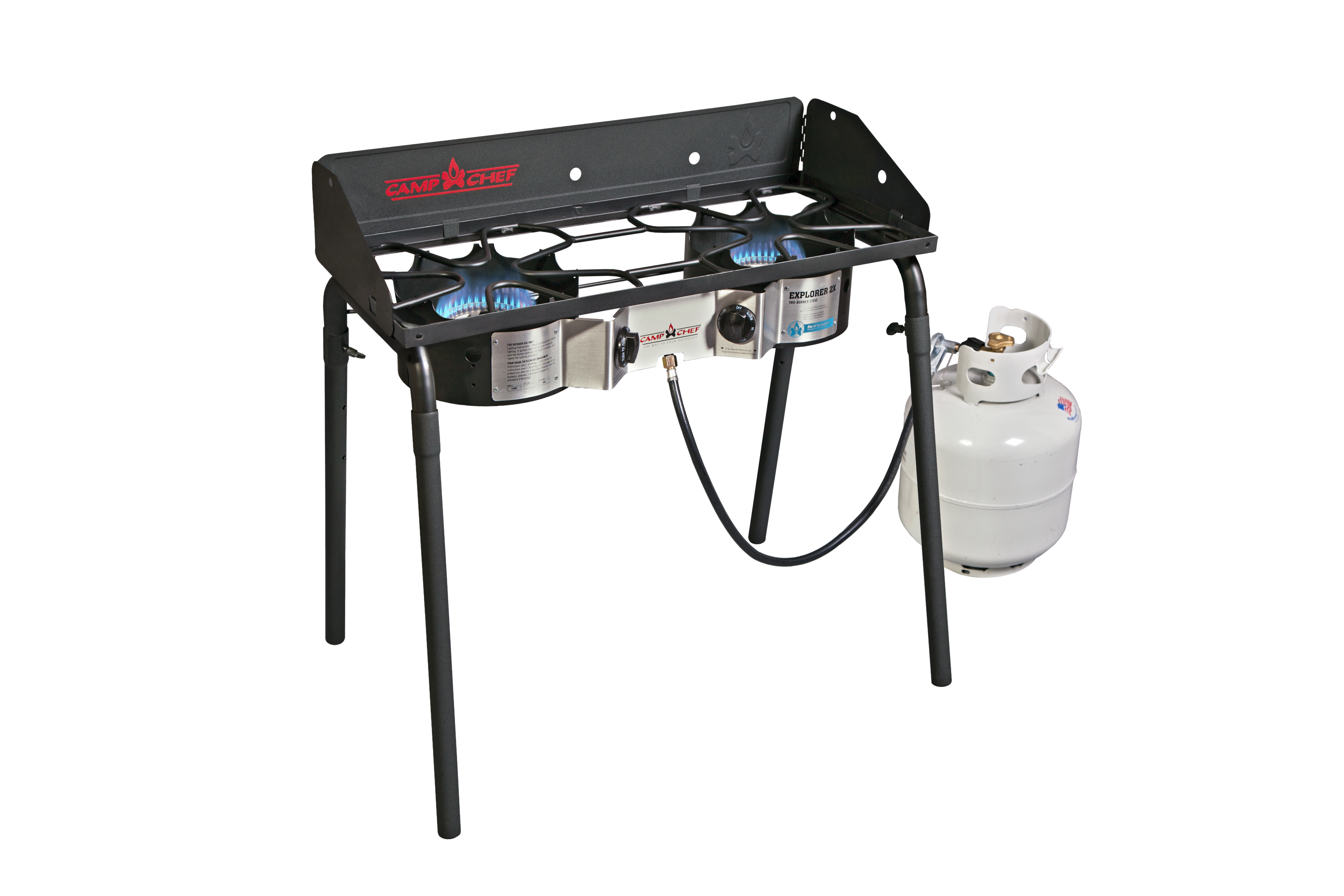 Camp Chef Explorer Stove Gas-Kocher Camping Kochen Grill Gas 14 kW 